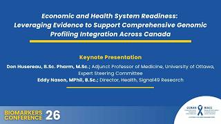 Day 1 | Economic & Health System Readiness for CGP | #BIOMARKERS26