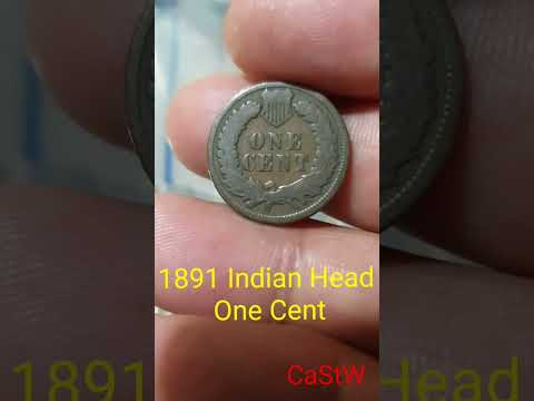 1891 Indian Head One Cent