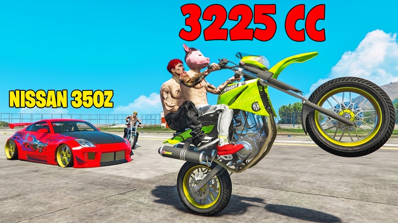 Moto 3225 cc Tuneada Para Ayudar A Mi Mejor Amigo En Arrancones En GTA RP