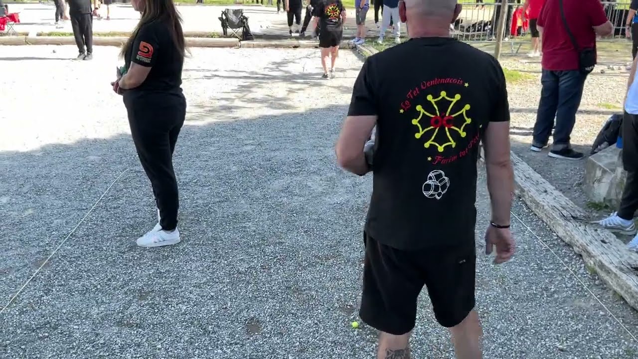 Miniature : Aude Département Pétanque Doublettes Mixte Poules ASP vs Lo Tet Ventanacoise