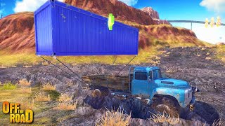 Ultimate Loading Style Zed Truck Stuck In Mud | Off The Road OTR Open World Driving HD screenshot 3