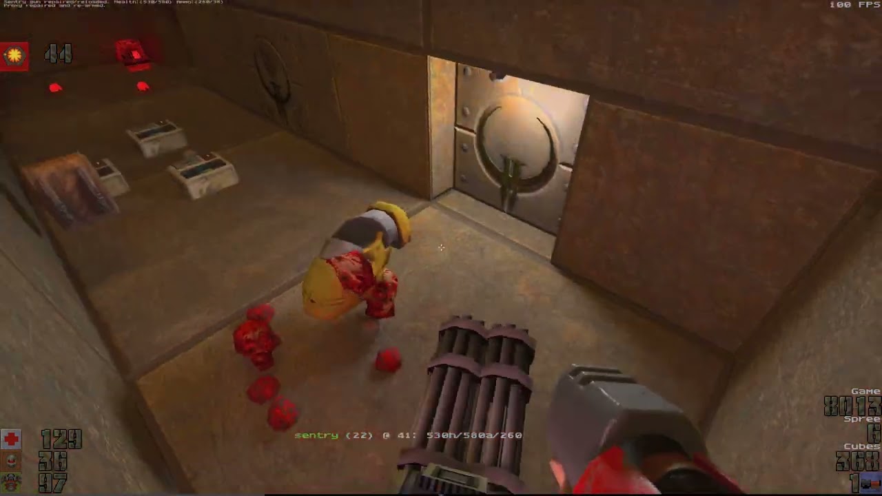 Quake 2 RTX Vortex Mod, Camping the Lava Tombs!