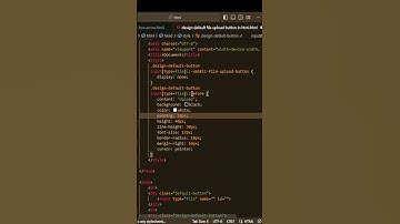 Design default file upload button in html #htmlcss #html #css #html5 #js