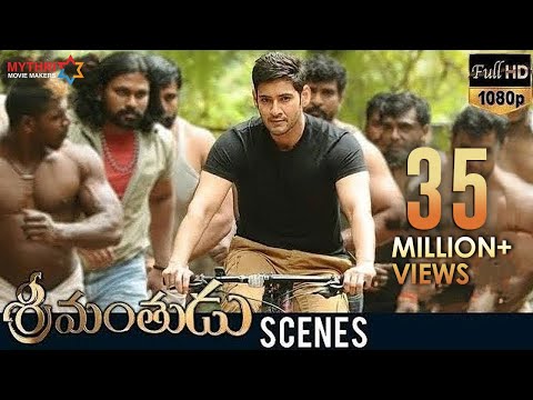 mahesh-babu-saves-shruti-haasan-|-srimanthudu-movie-scenes-|-sampath-raj-|-rajendra-prasad-|-dsp