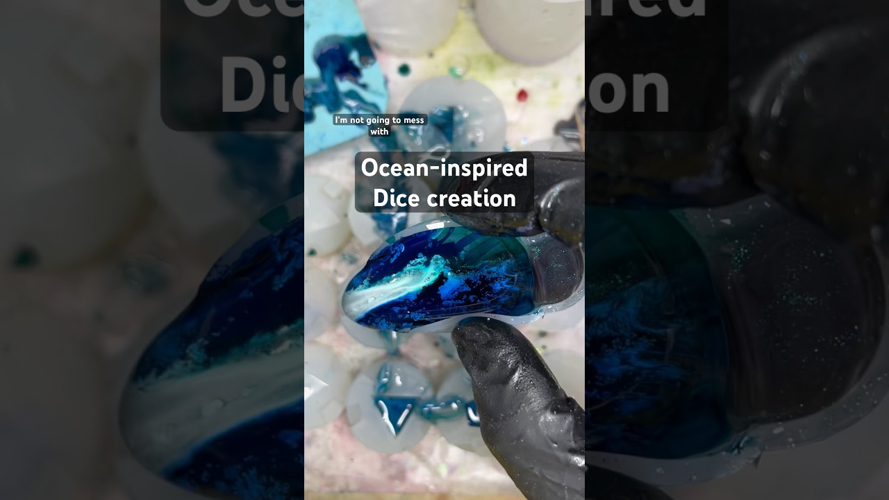 Making some waves in this ocean-inspired dice design