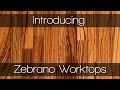Zebrano Worktops - Kitchen Worktops by Worktop Express