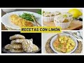 4 Recetas con limón ¡¡FACILES Y ECONOMICAS!!