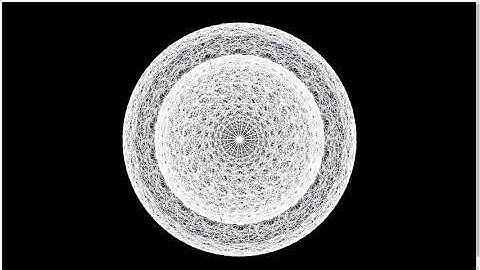 Sacred geometry sphere II made with p5js