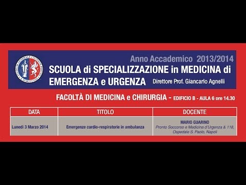Emergenze cardio-respiratorie in ambulanza - Mario Guarino