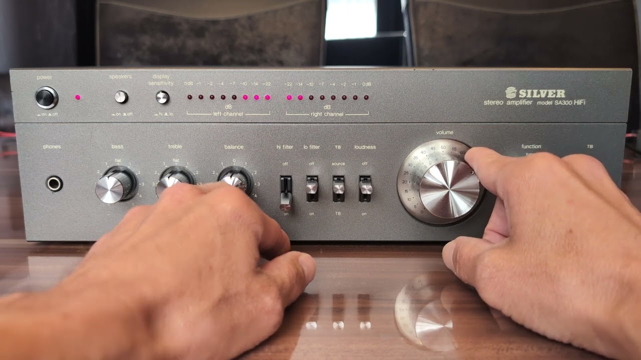 Ampli Vintage Shakard SA 820 – Puissance Stéréo Hi-Fi Argent, Rare