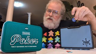 Celebrity Comparing Small Poker Chips with Values Profile