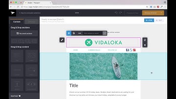 How to Design Email in our Drag and Drop Editor
