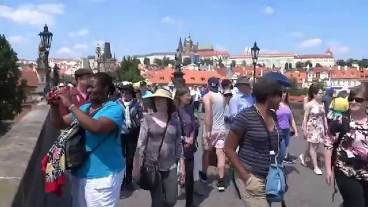 Pravidelná zkouška sirén - Karlův most - červenec 2015