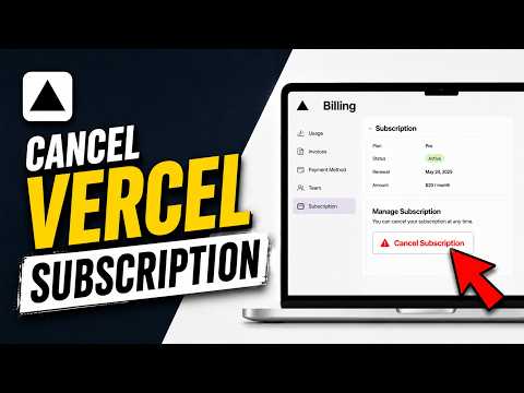 How to Cancel Vercel Pro & Downgrade to FREE Hobby Plan (2026)