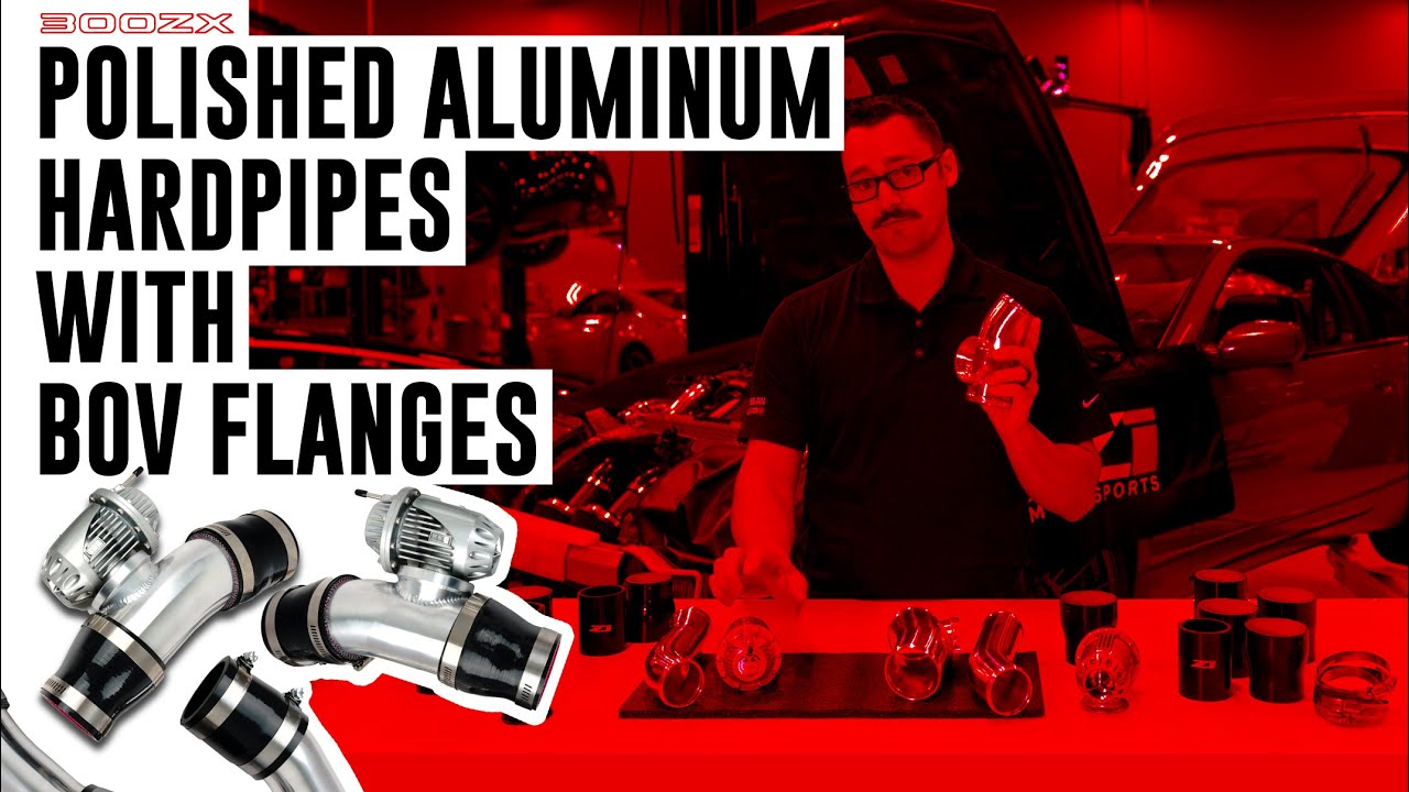 Z1 300ZX V2 Polished Aluminum Hardpipes with HKS BOV Flange