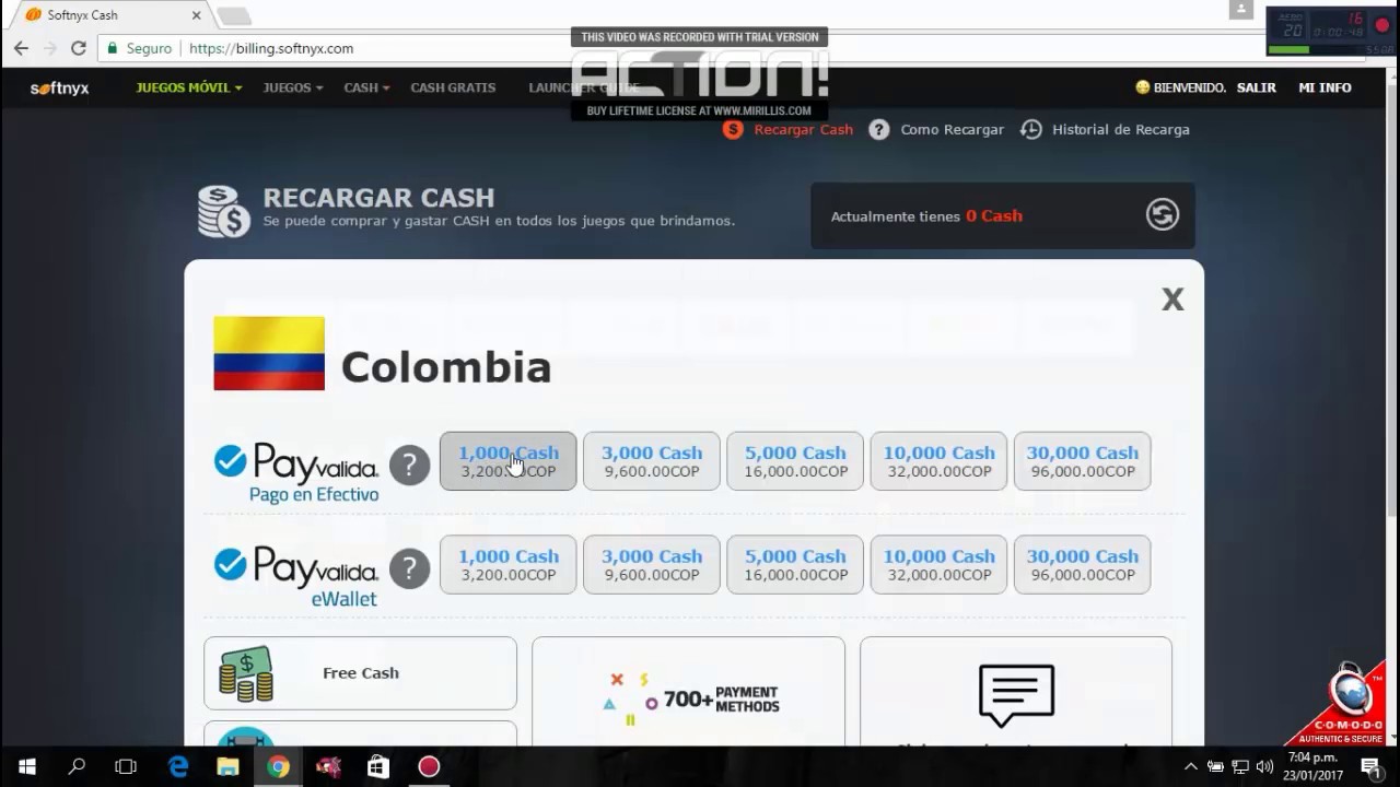 Como Recargar Cash Para Softnyx y Axeso5 En Colombia Por ... - 