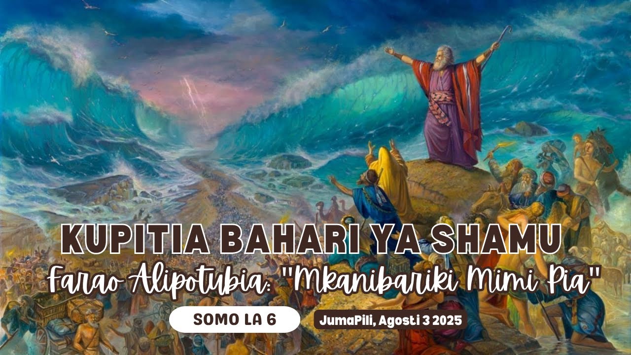 Kupitia Bahari ya Shamu: Farao Alipotubia: "Mkanibariki Mimi Pia" | lesson 6 || 1 August 2025