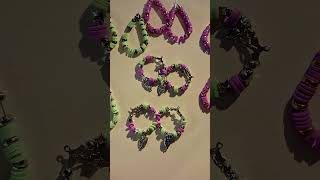 Clay beads handmade earrings work in progress #diy #summervibe#earrings