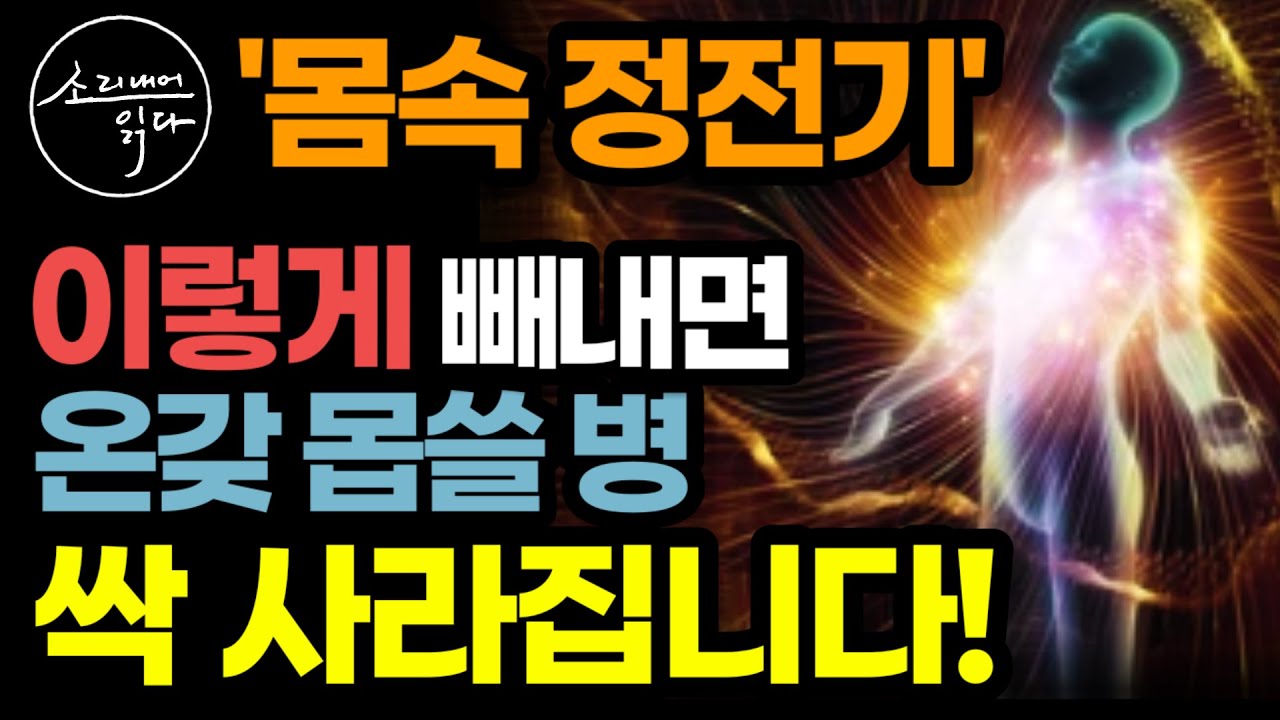 뇌와 몸을 망가뜨리는 무서운 '체내 정전기'의 비밀! / 이렇게 빼내세요! 몸속 활성산소, 성인병 싹 사라집니다! / 7가지 생활수칙 / 책읽어주는여자 SODA's 건강 오디오북