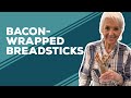 Love & Best Dishes: Bacon-Wrapped Breadsticks Recipe | Game Day Finger Food Appetizer Ideas