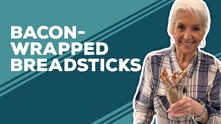 Love & Best Dishes: Bacon-Wrapped Breadsticks Recipe | Game Day Finger Food Appetizer Ideas