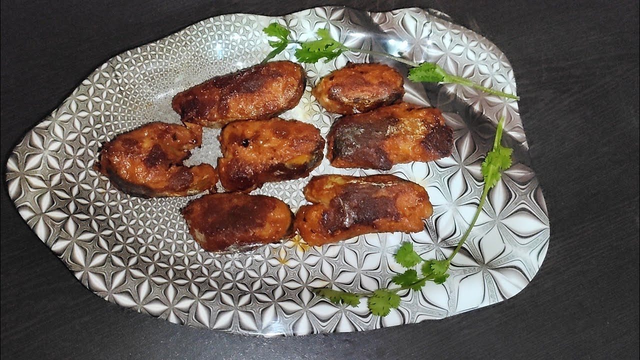 Angel fish fry recipe in kannada Easy and Tasty ಅಂಜಲ್ ಮೀನು ಫ್ರೈ Sea fish fryAnjal fish fry