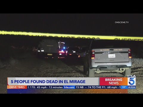 5 people found dead off Highway 395 in El Mirage