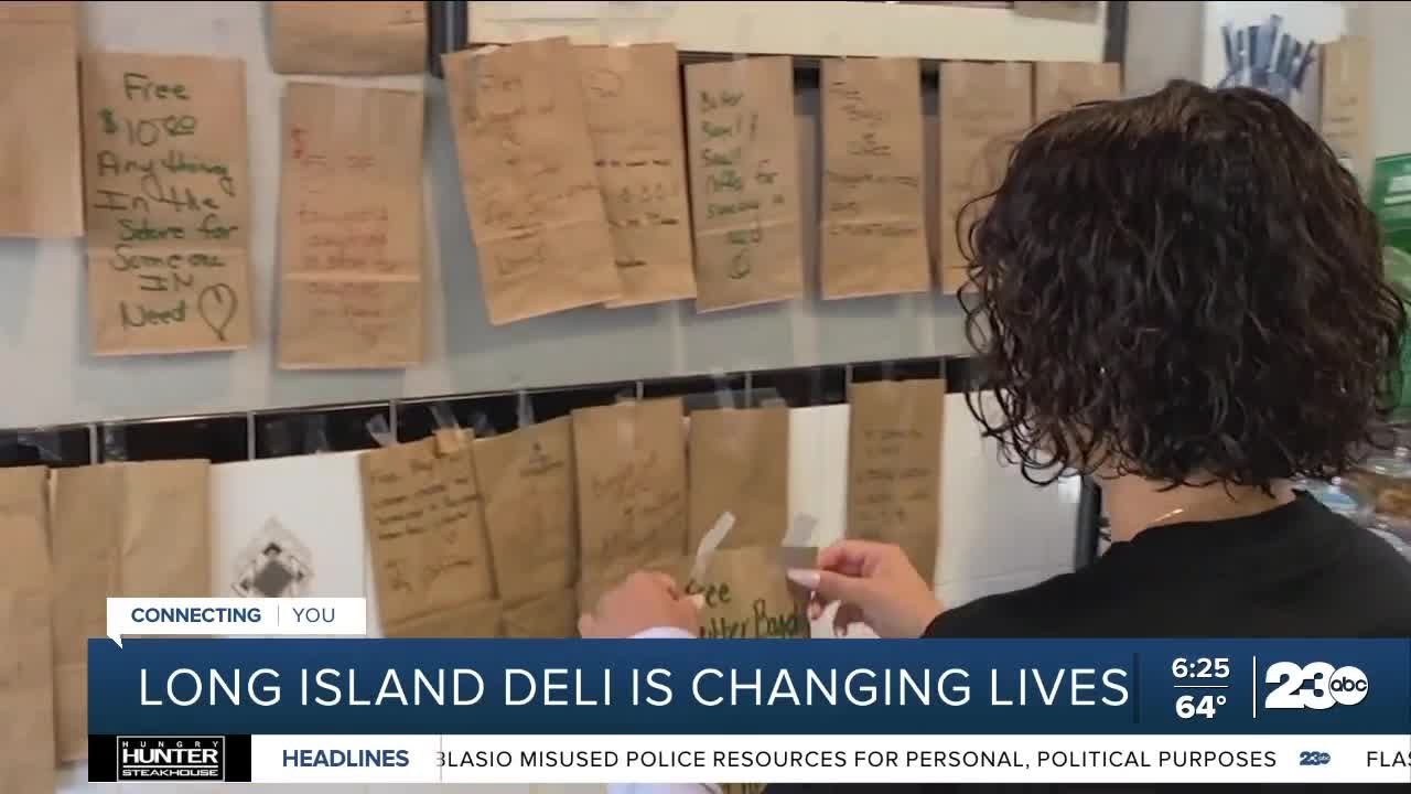 Long Island deli uses brown paper bags to change lives of people in need