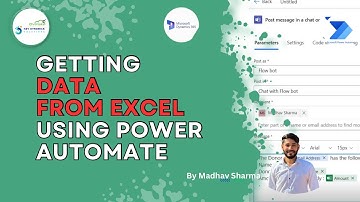 Getting Data from Excel using Power Automate || 30