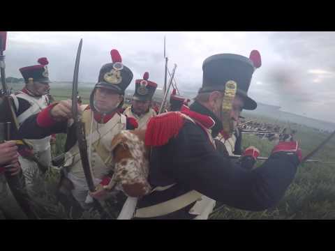 Action Cam Ligny & Waterloo battles 200th anniversary - 8eme Regiment de Ligne - Part 2