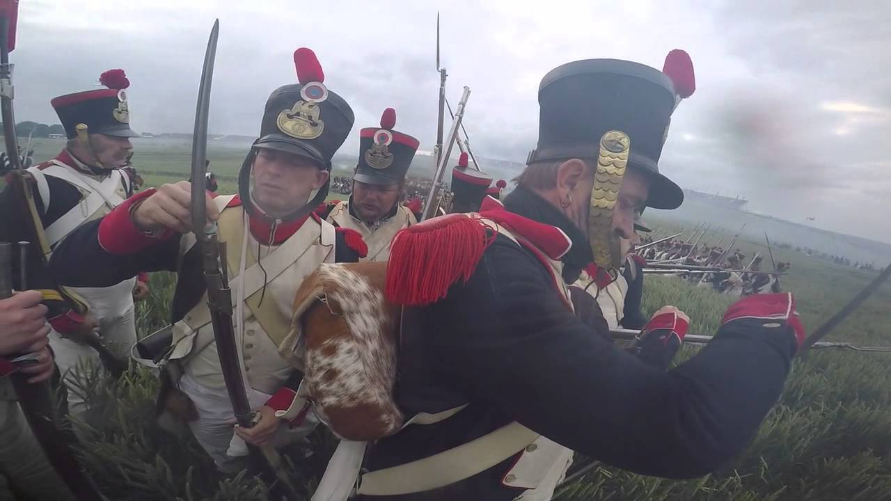 Action Cam Ligny & Waterloo battles 200th anniversary - 8eme Regiment de Ligne - Part 2