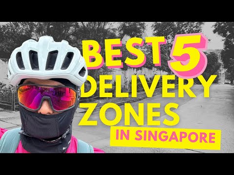 Best 5 Zones to Deliver in Singapore REVEALED Food Delivery E-bike Rider