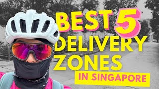 Best 5 Zones to Deliver in Singapore, REVEALED! / Food Delivery E-bike Rider screenshot 4