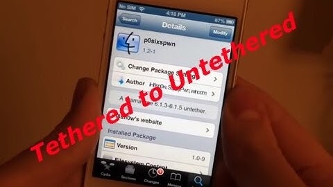 How to Convert iOS 6.1.6, 6.1.5, and 6.1.3 Tethered Jailbreak into Untethered Jailbreak
