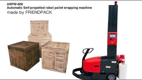 ARPW-600 Automatic Self-propelled robot pallet wrapping machine
