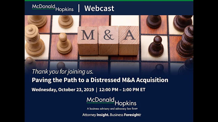 Paving the Path to a Distressed M&A Acquisition