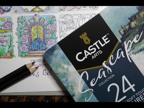 120 Set Castle Art Premium Soft Touch Colored Pencils