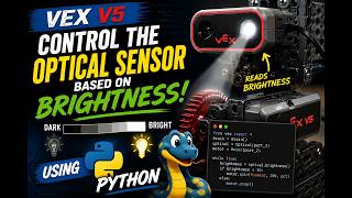 Control the VEX V5 Optical Sensor Based on Brightness!!!