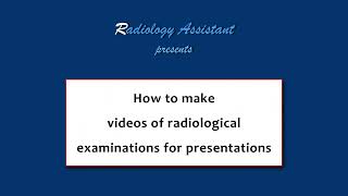 How to make videos of radiology examinations for presentation with Quick Time Player screenshot 5