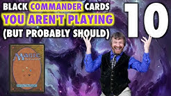 Top 10 Black Commander 1 Mana Cards You Aren't Playing (But Probably Should) | Magic The Gathering