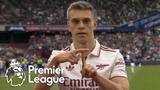Leandro Trossard scores a MASSIVE goal for Arsenal's title hopes | Premier League | NBC Sports