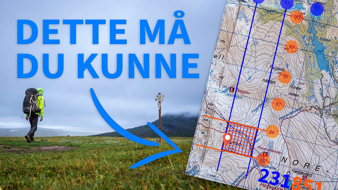 KARTREFERANSE - Hvordan oppgi posisjon på kart? - Dette kan redde liv