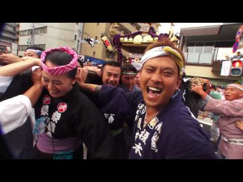 29年  浦和祭り  神輿パレード  神輿立派な渡御　迫力満点です。