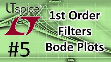 LTSPICE #5: First Order Filters (AC Analysis, Bode Plots)