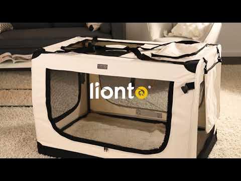 Aufbauvideo Katzen YouTube - Transportbox | & TB100 Hunde Faltbare - für lionto |