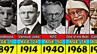 Colonel Sanders Transformation From 0 to 90 Year Old