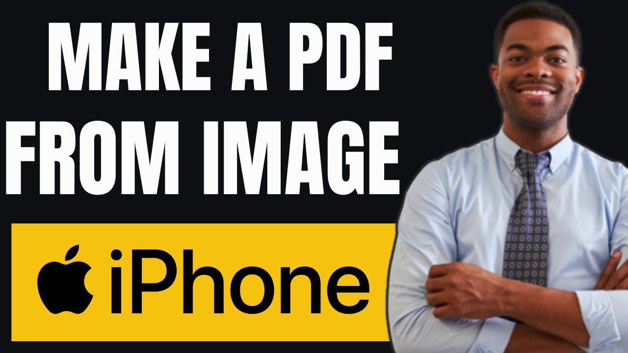 How to make a pdf file from images on iphone youtube