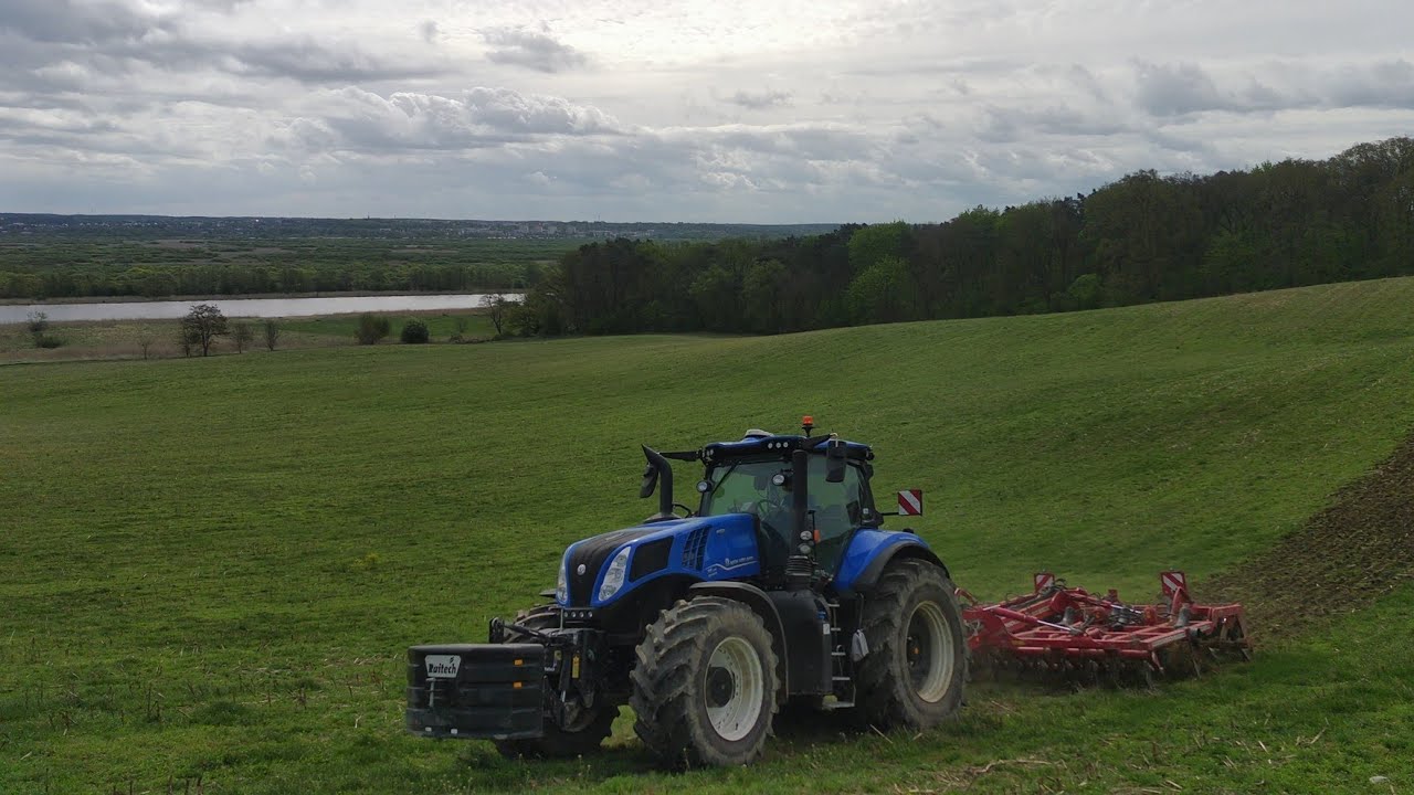New Holland T8.435 Genesis & Horsch Tiger 5MT
