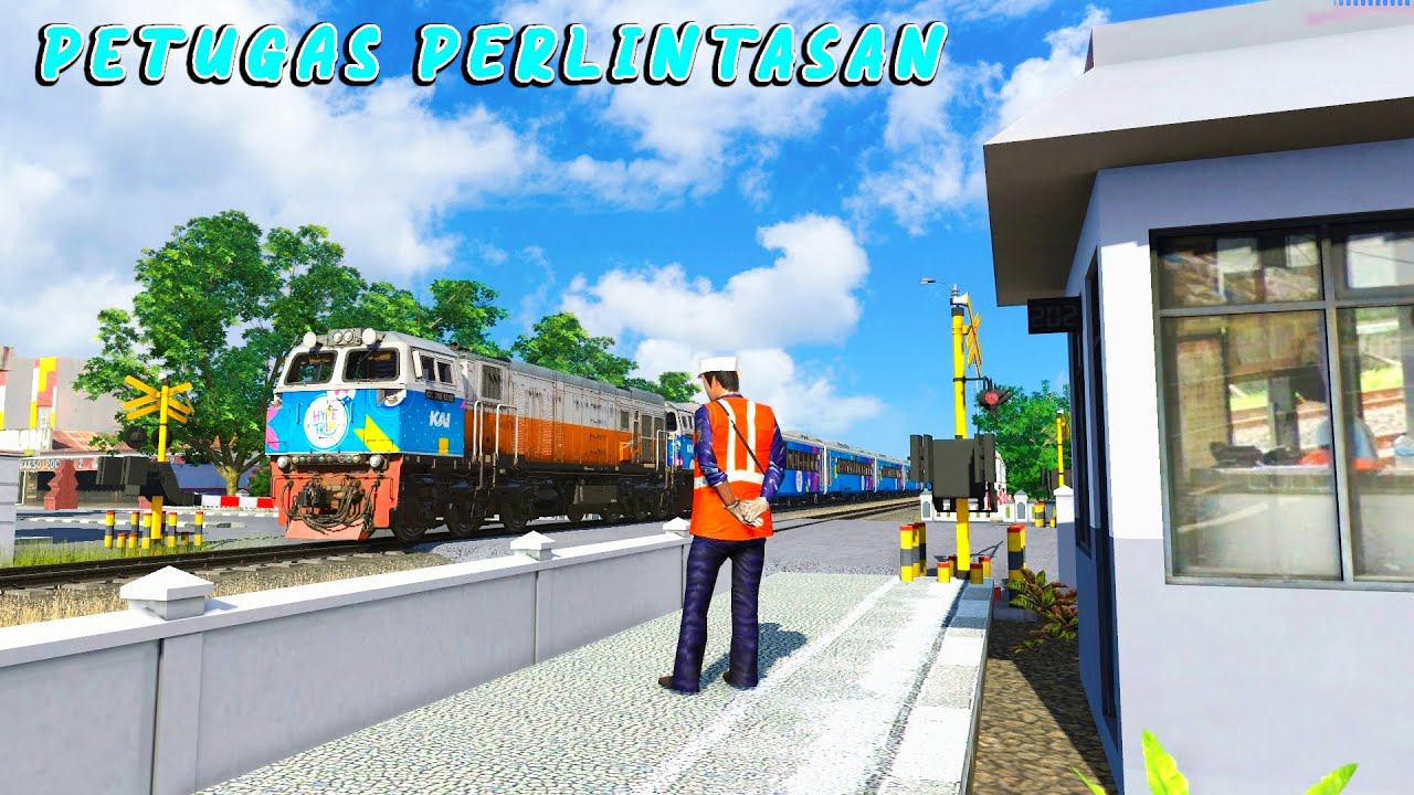 ASIK & SERU Menjadi Petugas Perlintasan Kereta Api Di Cirebon | Kereta Api Indonesia