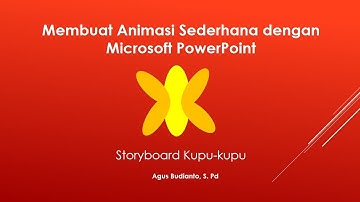 Membuat Animasi dengan Microsoft PowerPoint - Animasi Kupu kupu - Informatika